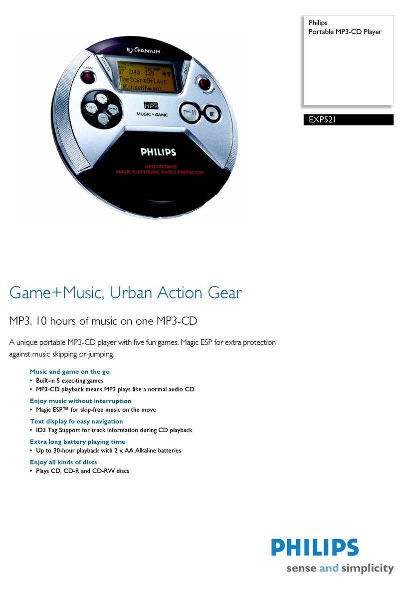 Philips eXpanium eXp 521 User manual