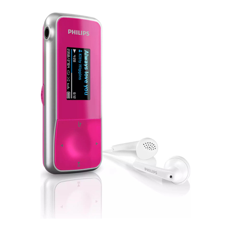 Philips GoGear Mix SA1MXX04P User manual