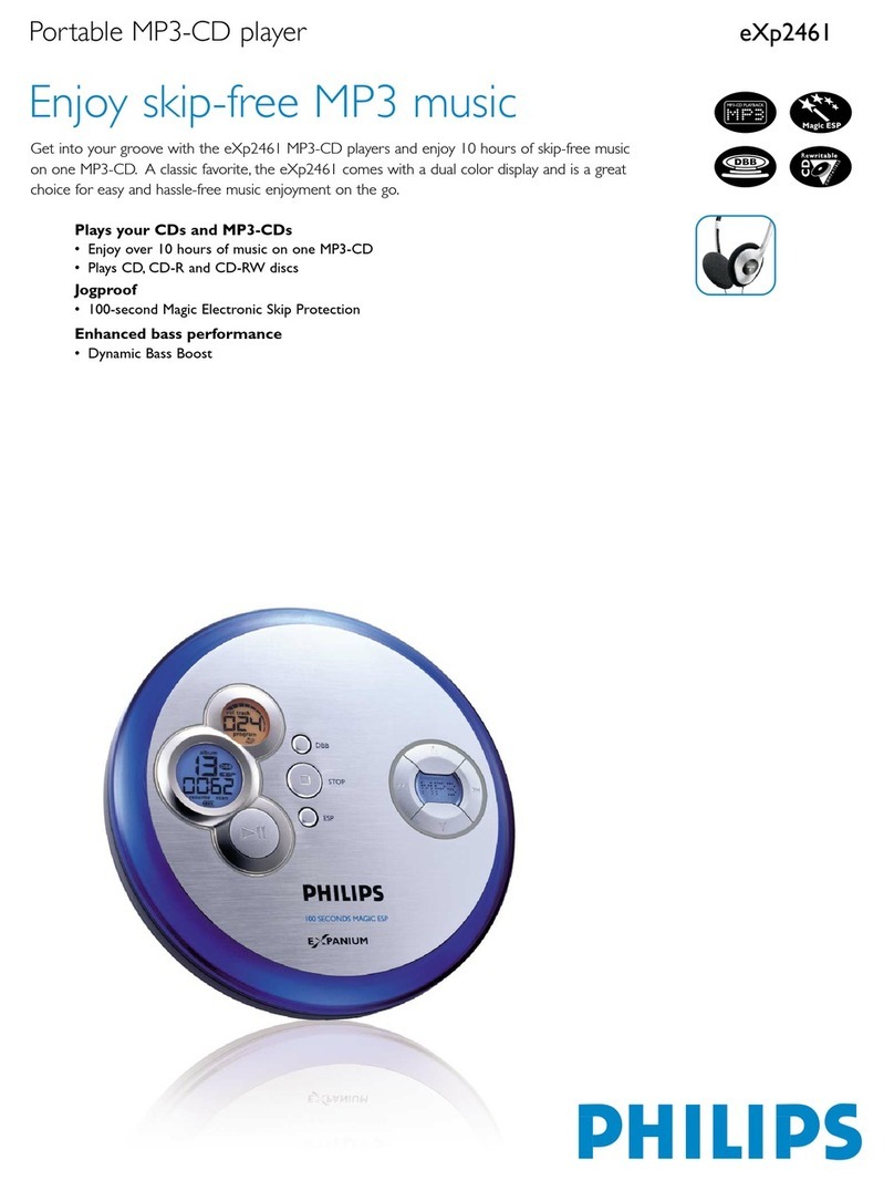 Philips eXp2461 Specifications