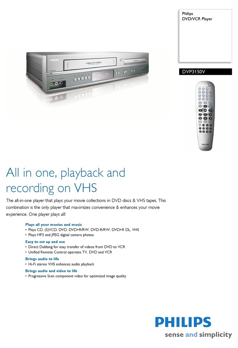 Philips DVP3150V User manual