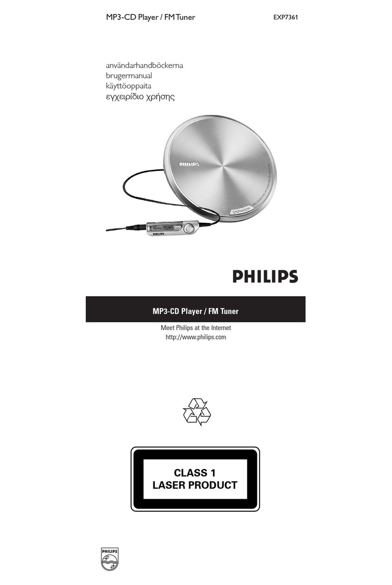 Philips EXP7361 User manual Philips EXP7361 User manual