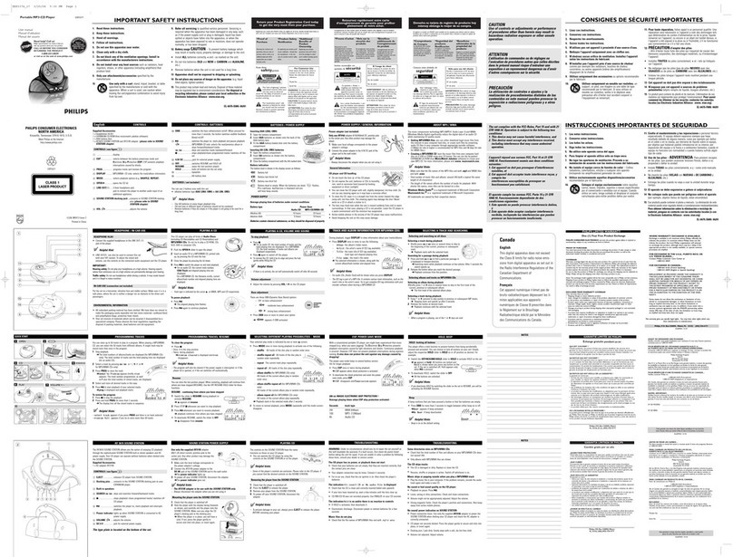 Philips EXP337/17 User manual