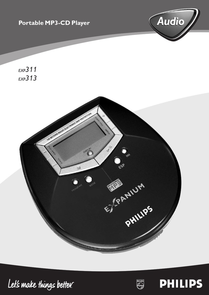 Philips EXP311/00 User manual