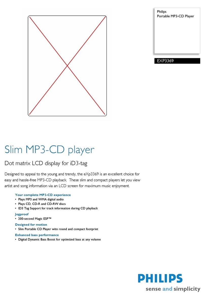 Philips EXP3369 User manual