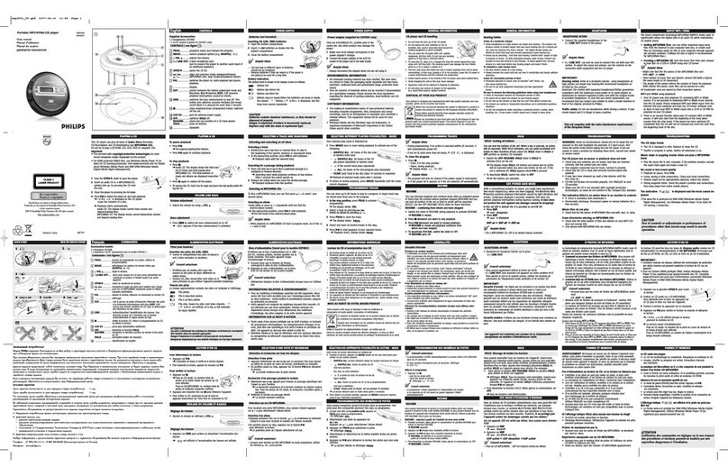 Philips EXP2550/58 User manual