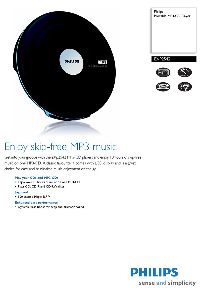 Philips EXp2542 Specifications