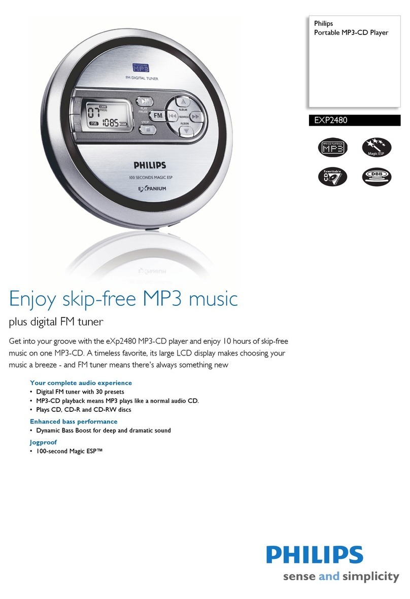 Philips EXP2480 User manual Philips EXP2480 User manual
