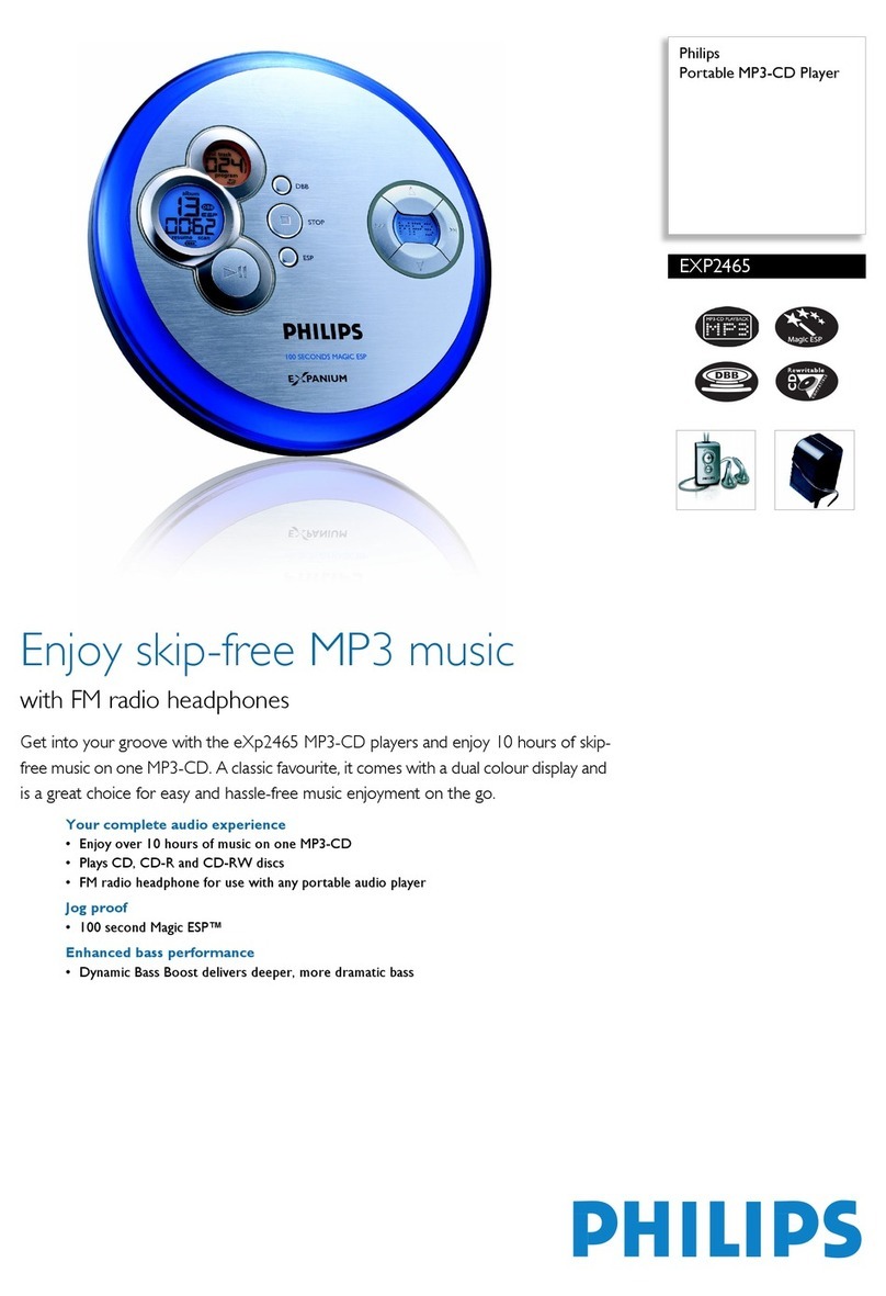 Philips EXP2465 Specifications