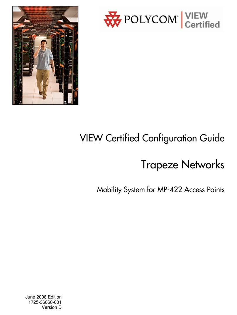 Polycom TRAPEZE NETWORKS 1725-36060-001 User manual Polycom TRAPEZE NETWORKS 1725-36060-001 User manual