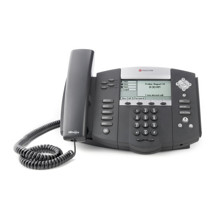 Polycom SoundPoint IP 560 Instruction manual