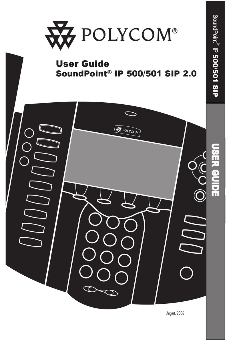 Polycom IP 500/501 SIP 2.0 user guide