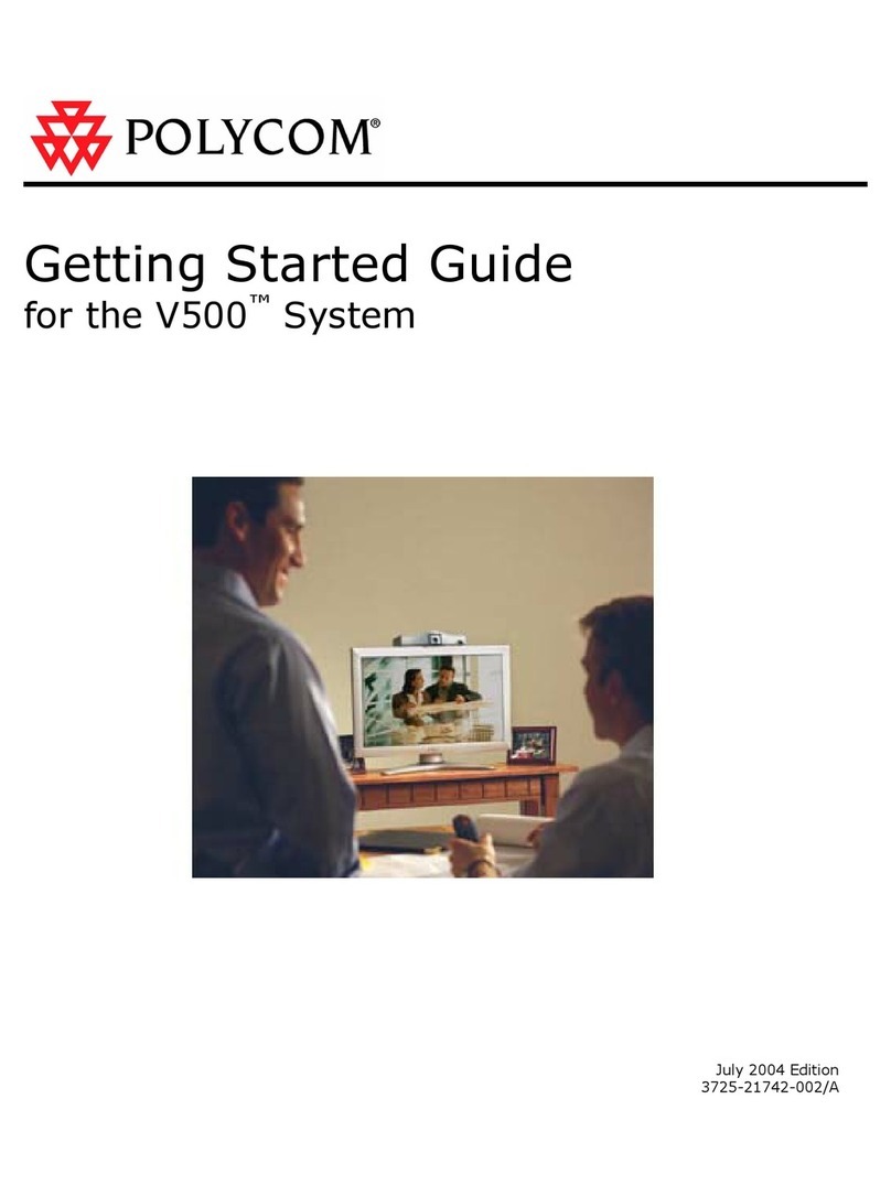 Polycom V500 User manual