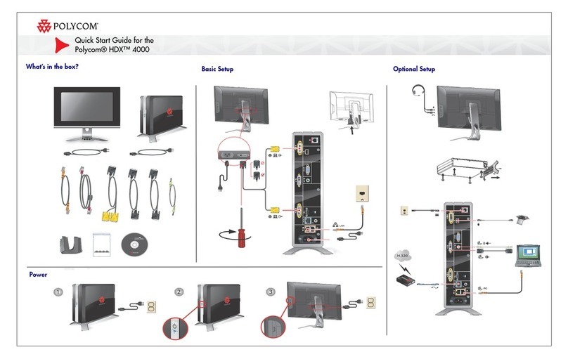 Polycom RealPresence 4000 User manual Polycom RealPresence 4000 User manual
