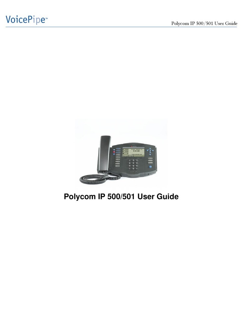 Polycom SoundPoint IP 500 User manual