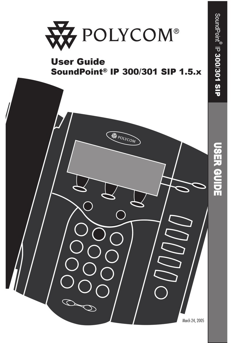 Polycom SoundPoint IP 300 User manual