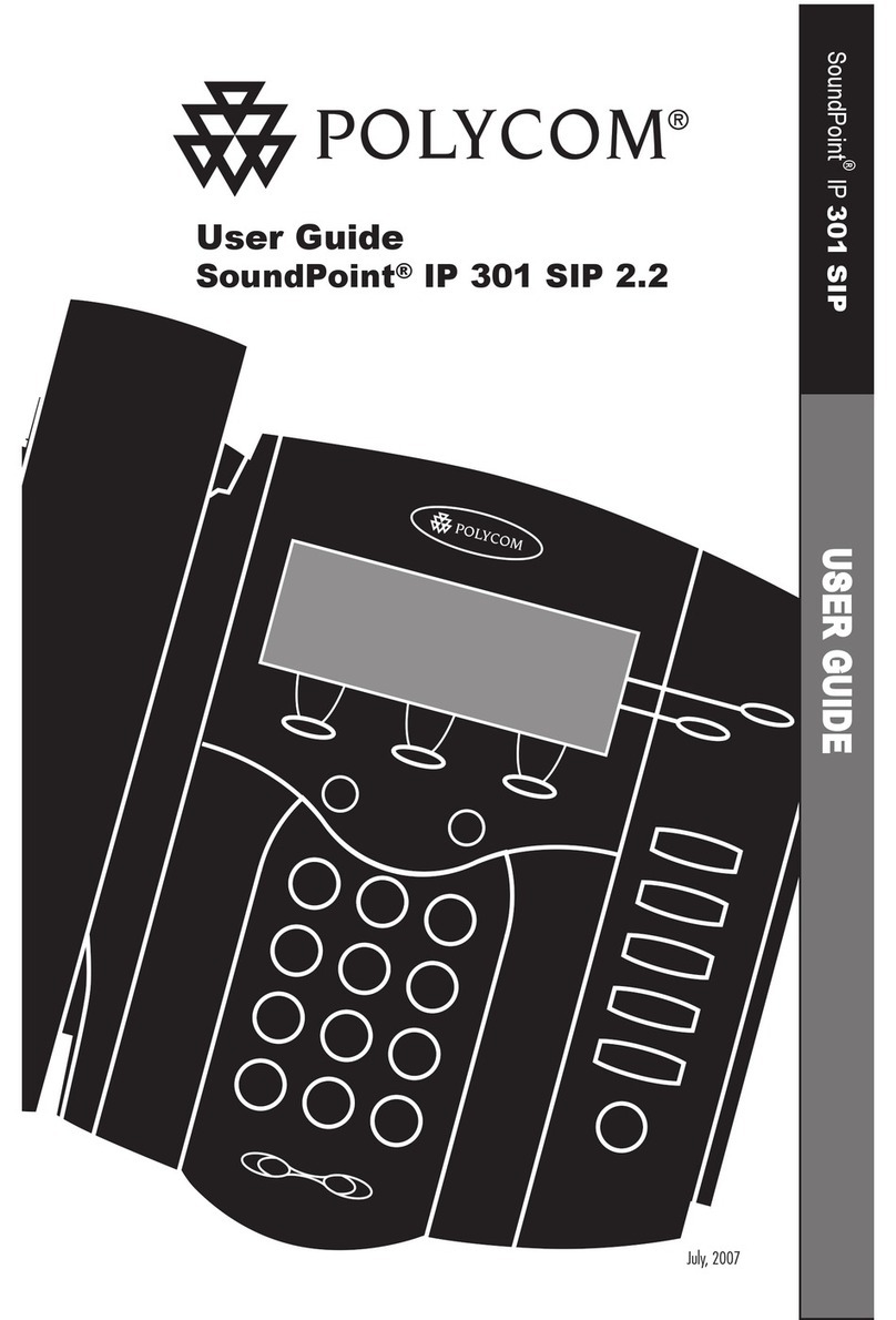 Polycom Soundpoint IP 301 user guide