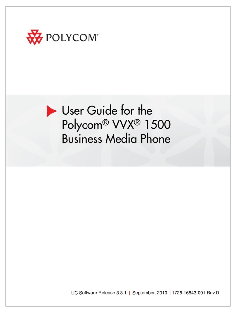 Polycom 1725-16843-001 User manual
