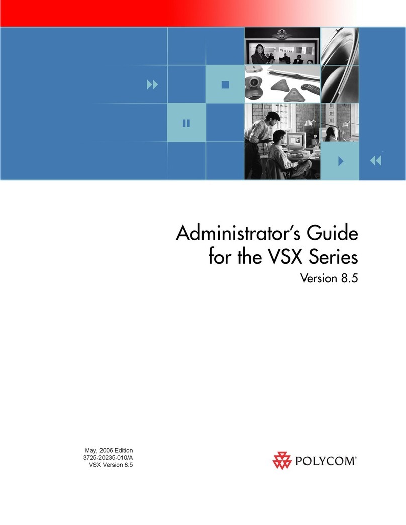 Polycom VSX Series Service manual