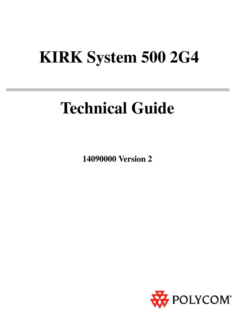 Polycom KIRK 500 2G4 Quick start guide Polycom KIRK 500 2G4 Quick start guide