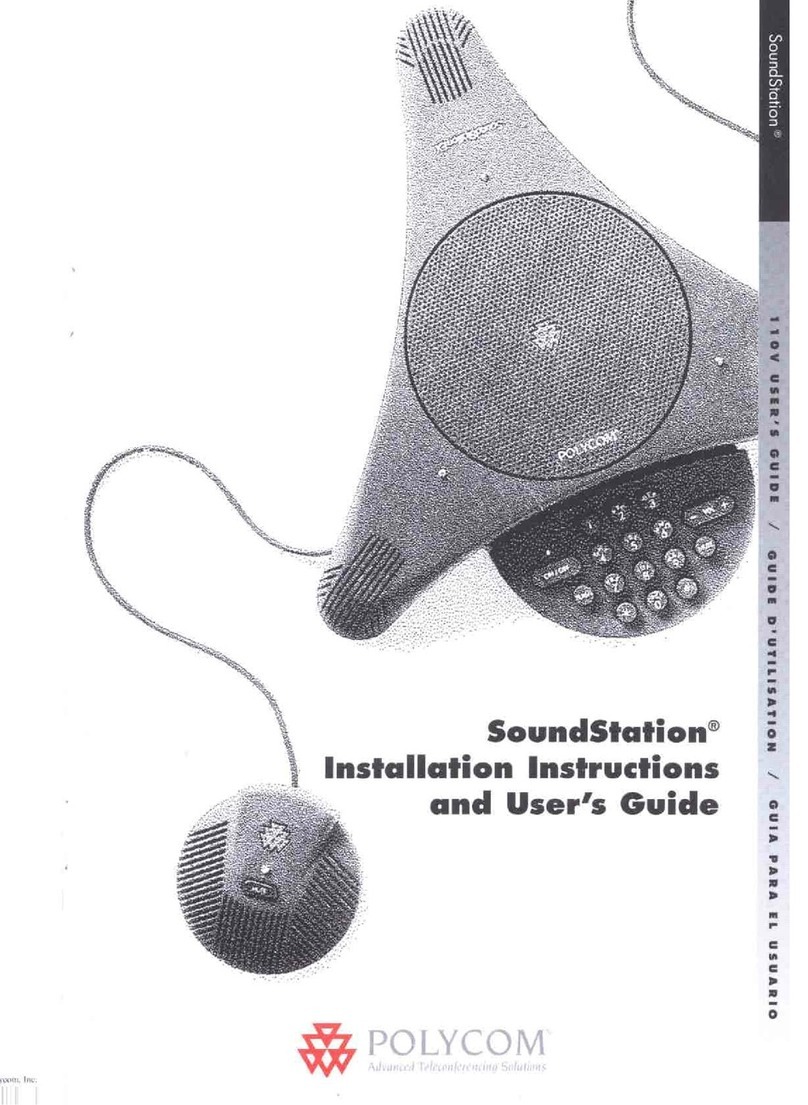Polycom SoundStation 110 V Mounting instructions