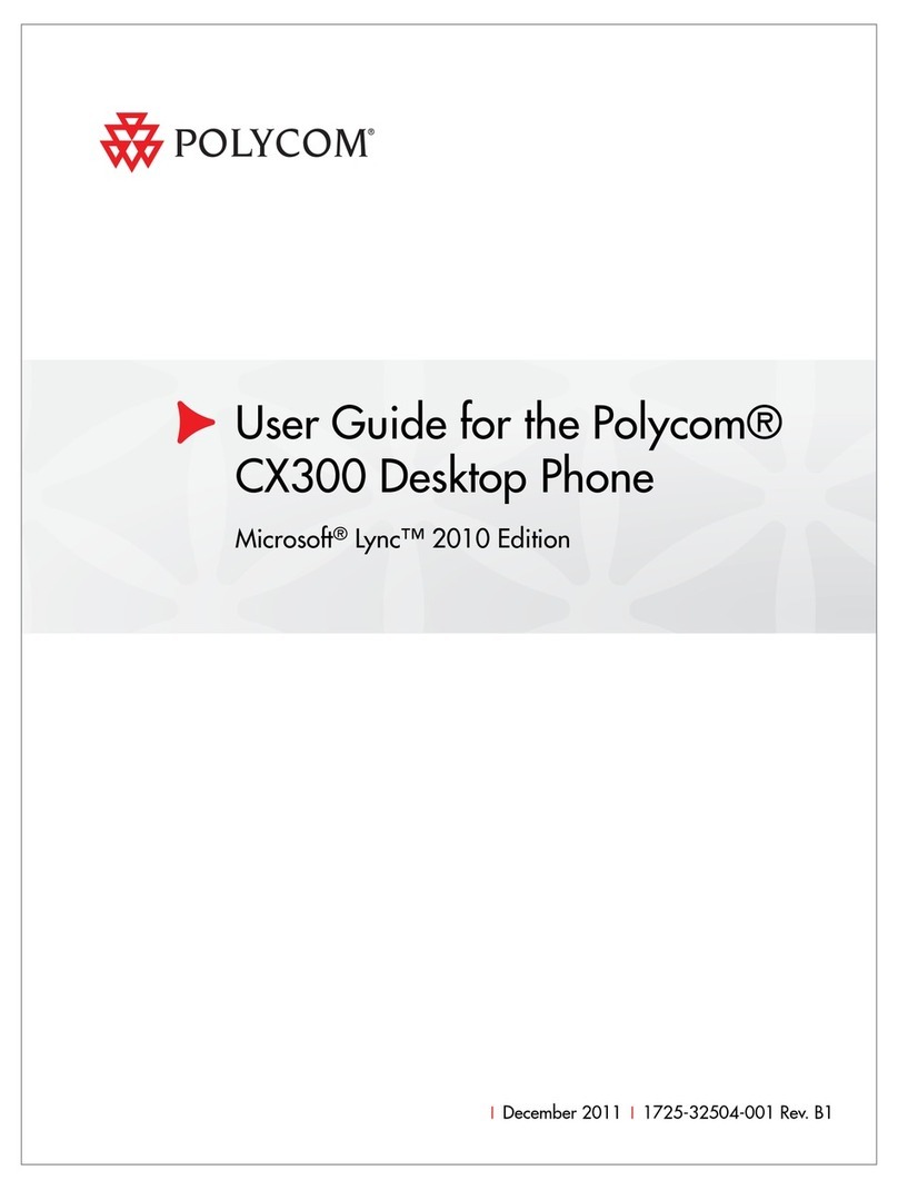 Polycom 1725-32504-001 User manual