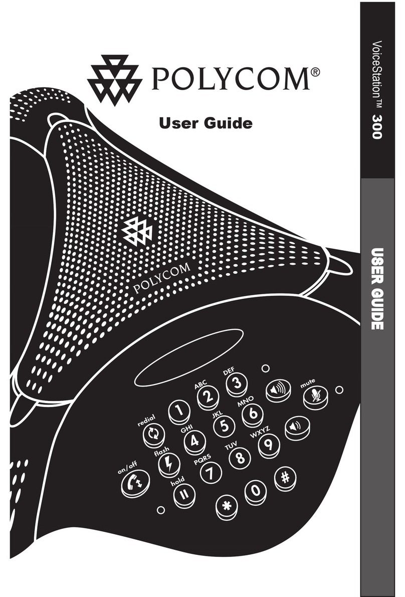 Polycom TM300 User manual