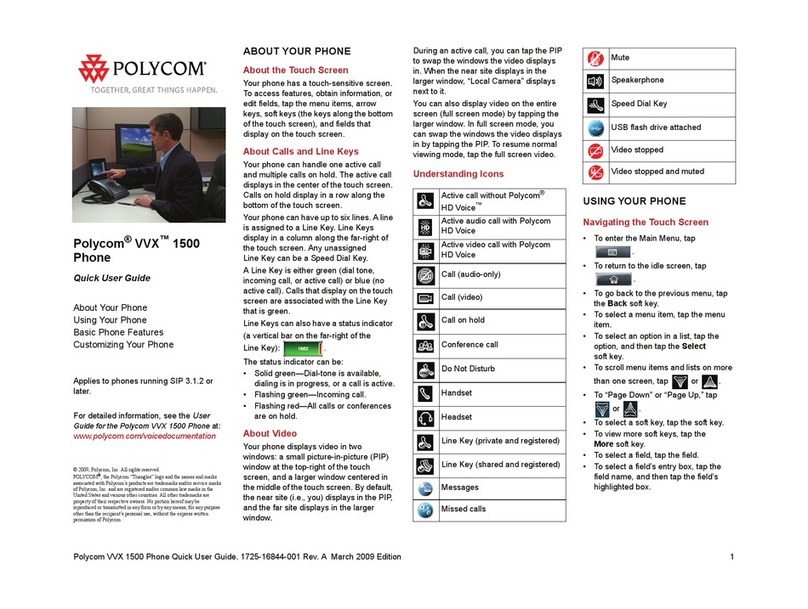 Polycom Realpresence collaboration server 1500 Instruction manual