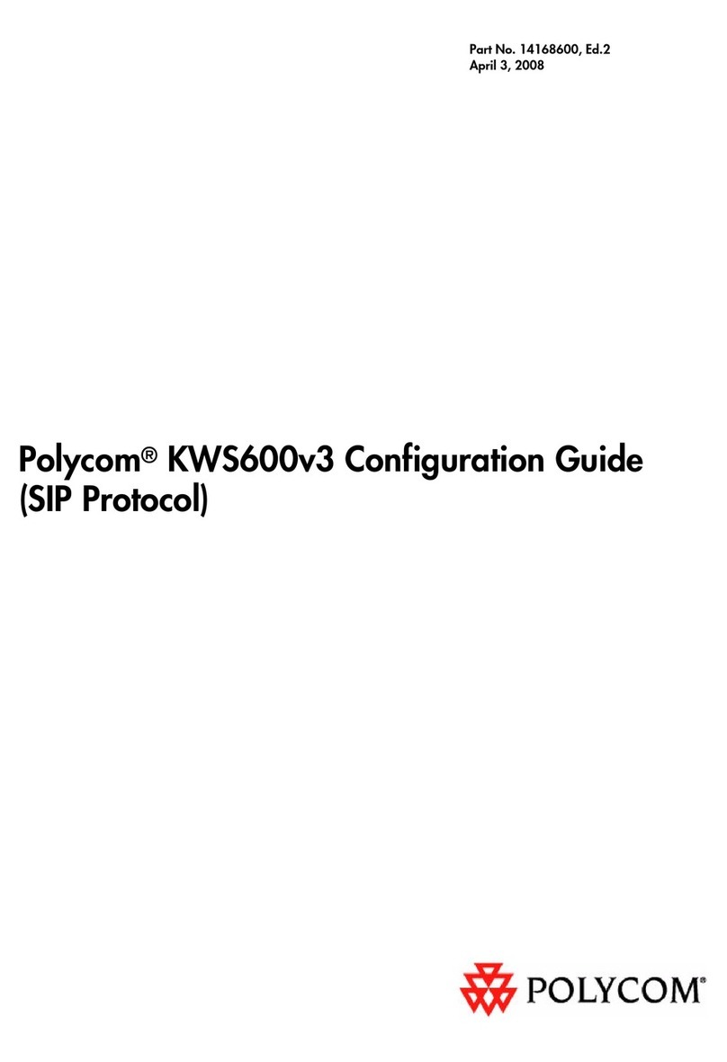 Polycom KIRK Wireless Server 600v3 KWS600v3 User manual