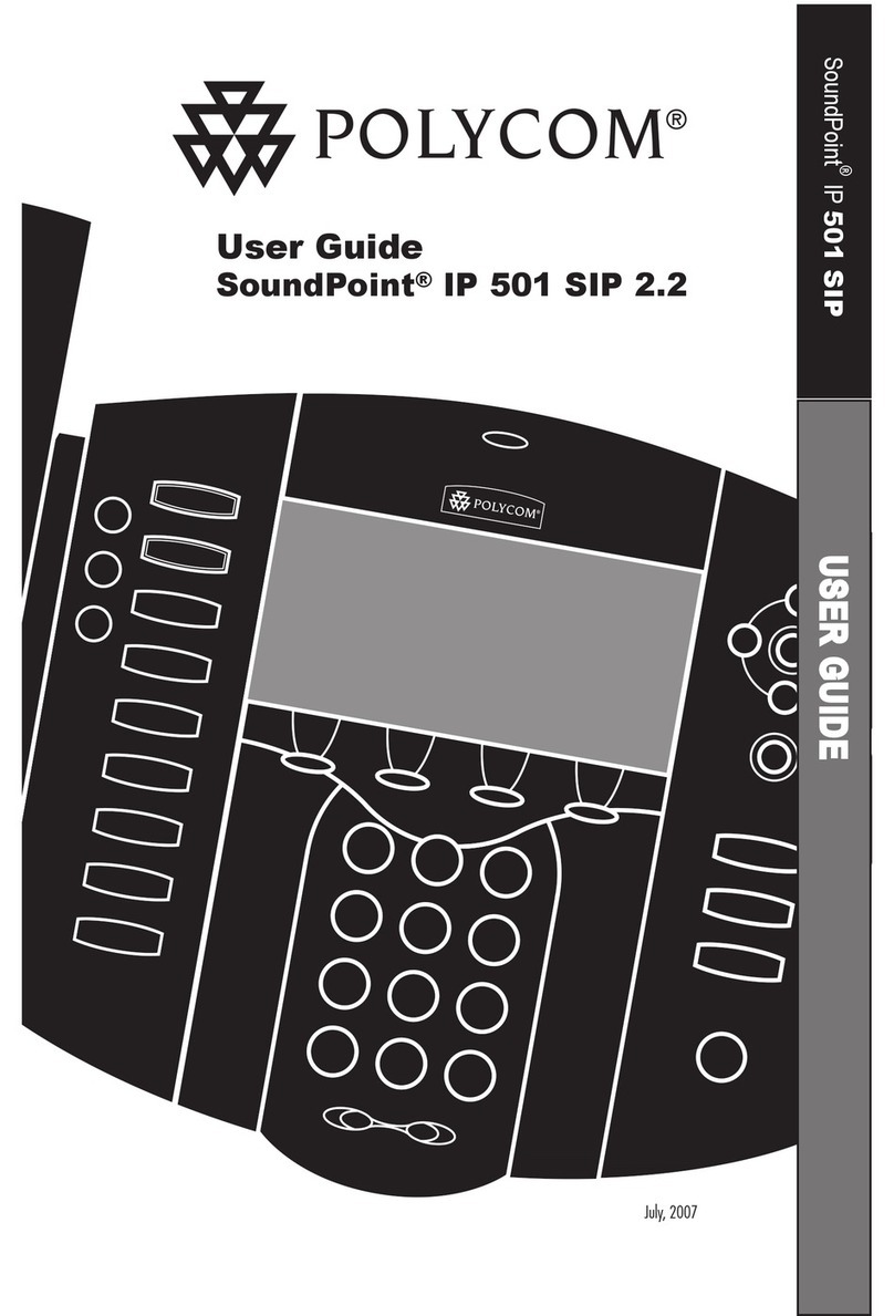Polycom SoundPoint IP 501 user guide