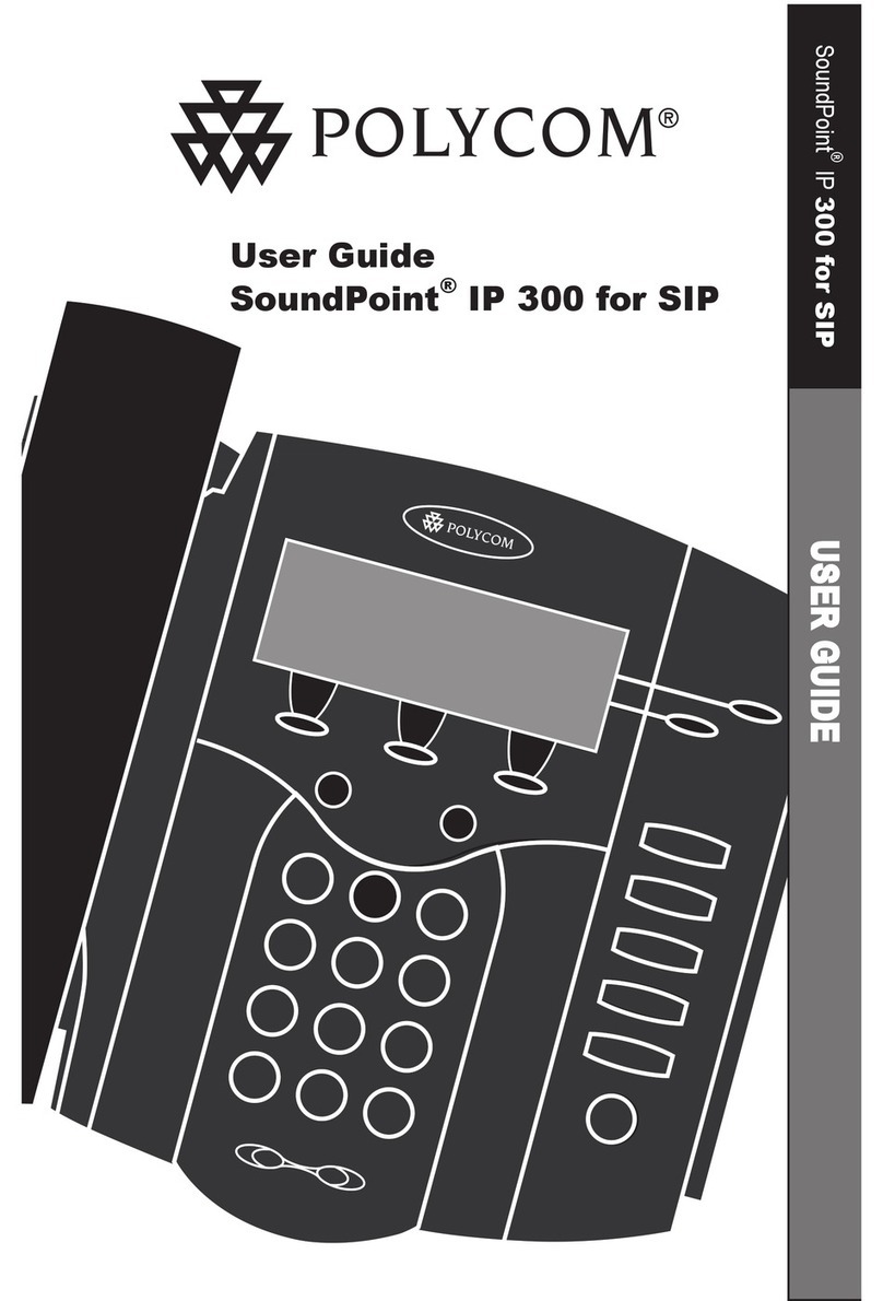 Polycom SoundPoint IP 300 User manual