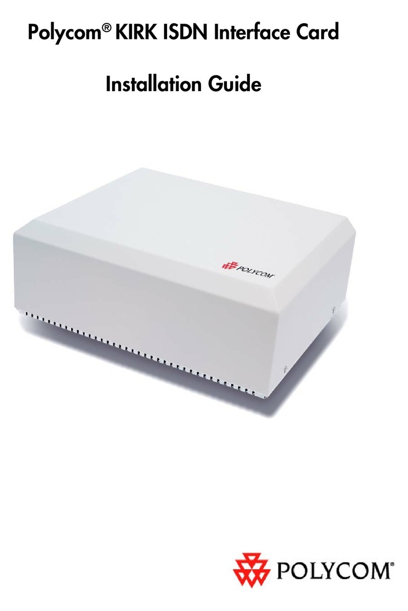 Polycom KIRK ISDN User manual