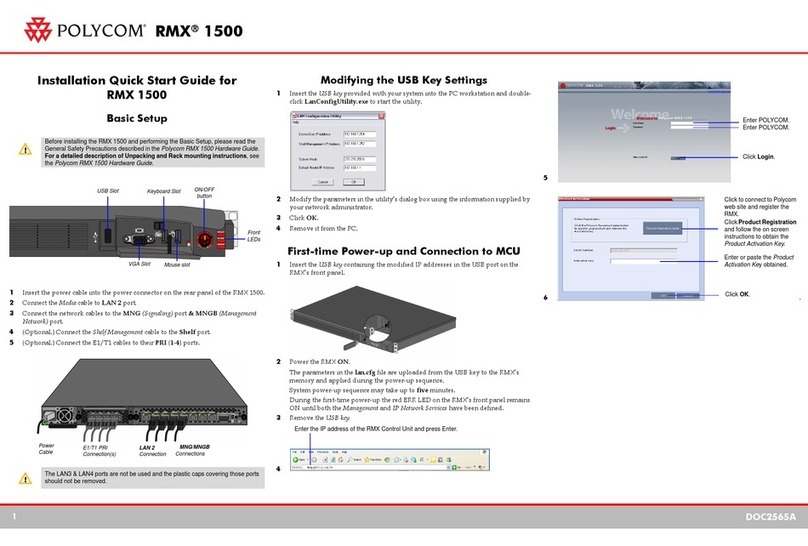 Polycom RMX 1500 Datasheet