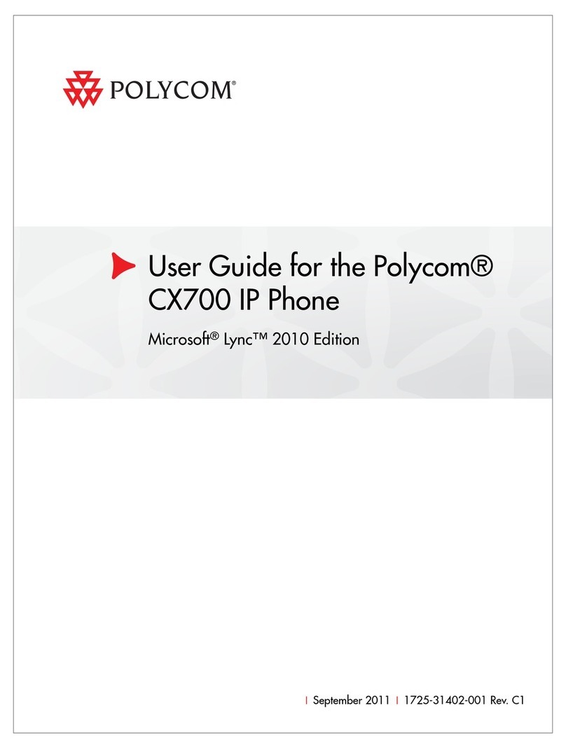 Polycom CX700 User manual