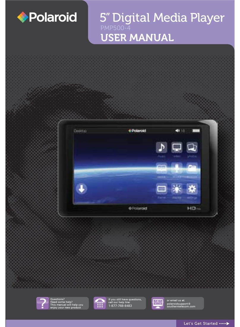 Polaroid PMP500-4 user manual