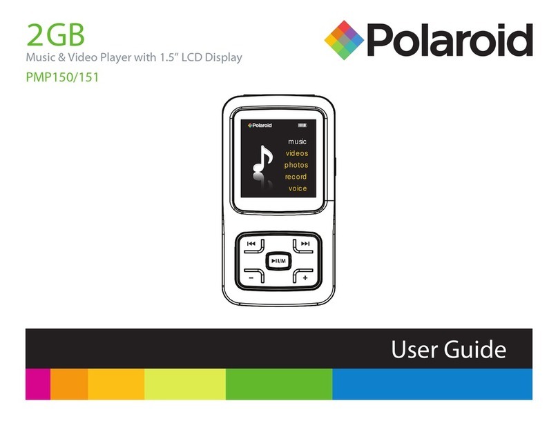 Polaroid PMP150 User manual Polaroid PMP150 User manual