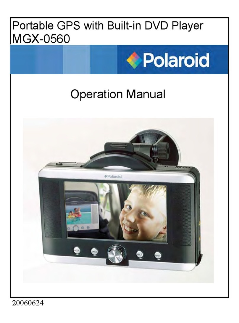 Polaroid MGX-0560 Operation manual