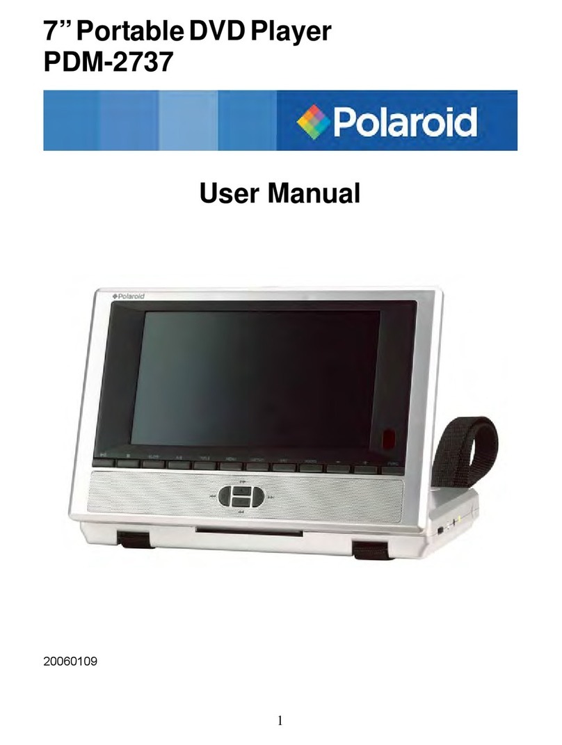 Polaroid PDM-2737 User manual