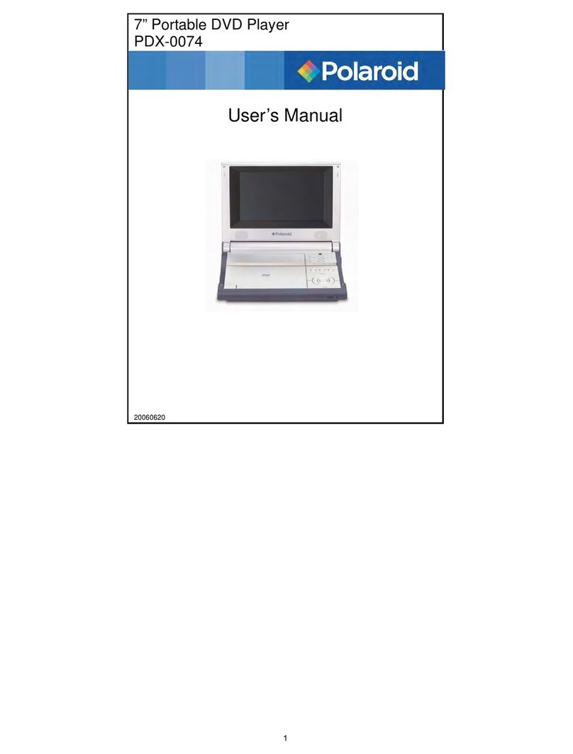 Polaroid PDX-0074 User manual