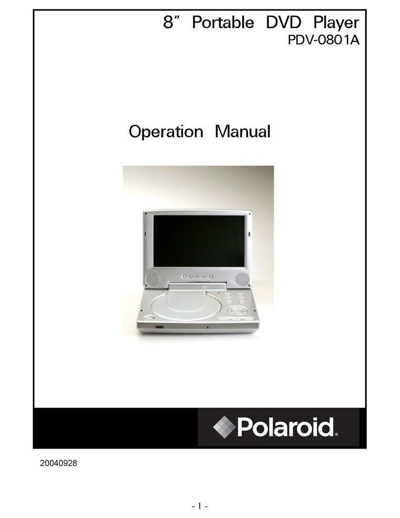 Polaroid PDV-0801A User manual