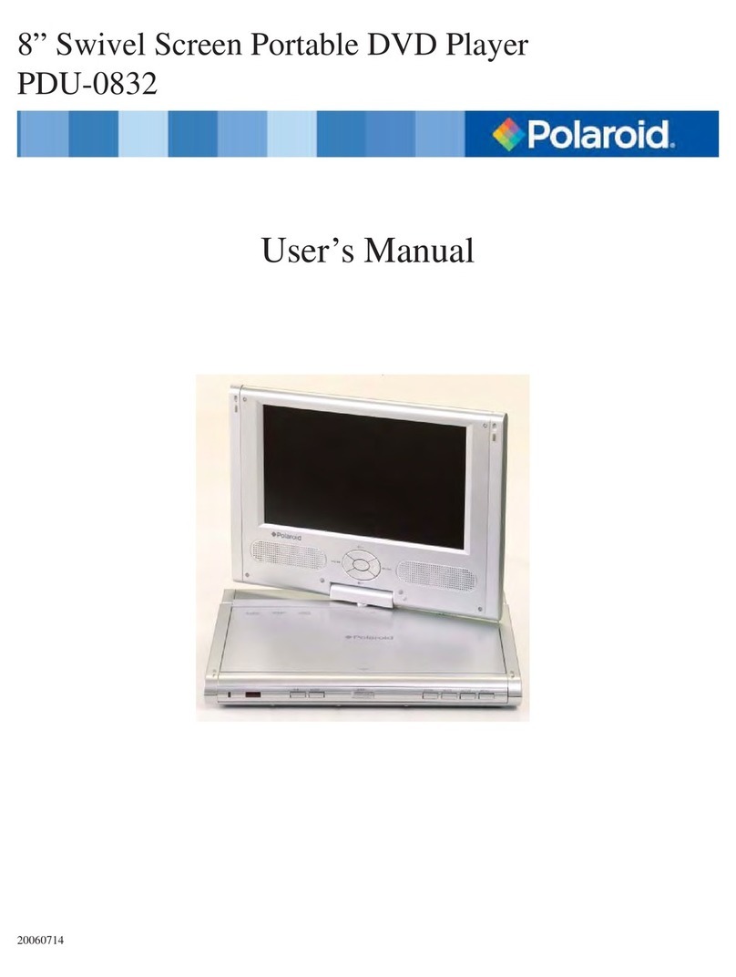 Polaroid PDU-0832 User manual