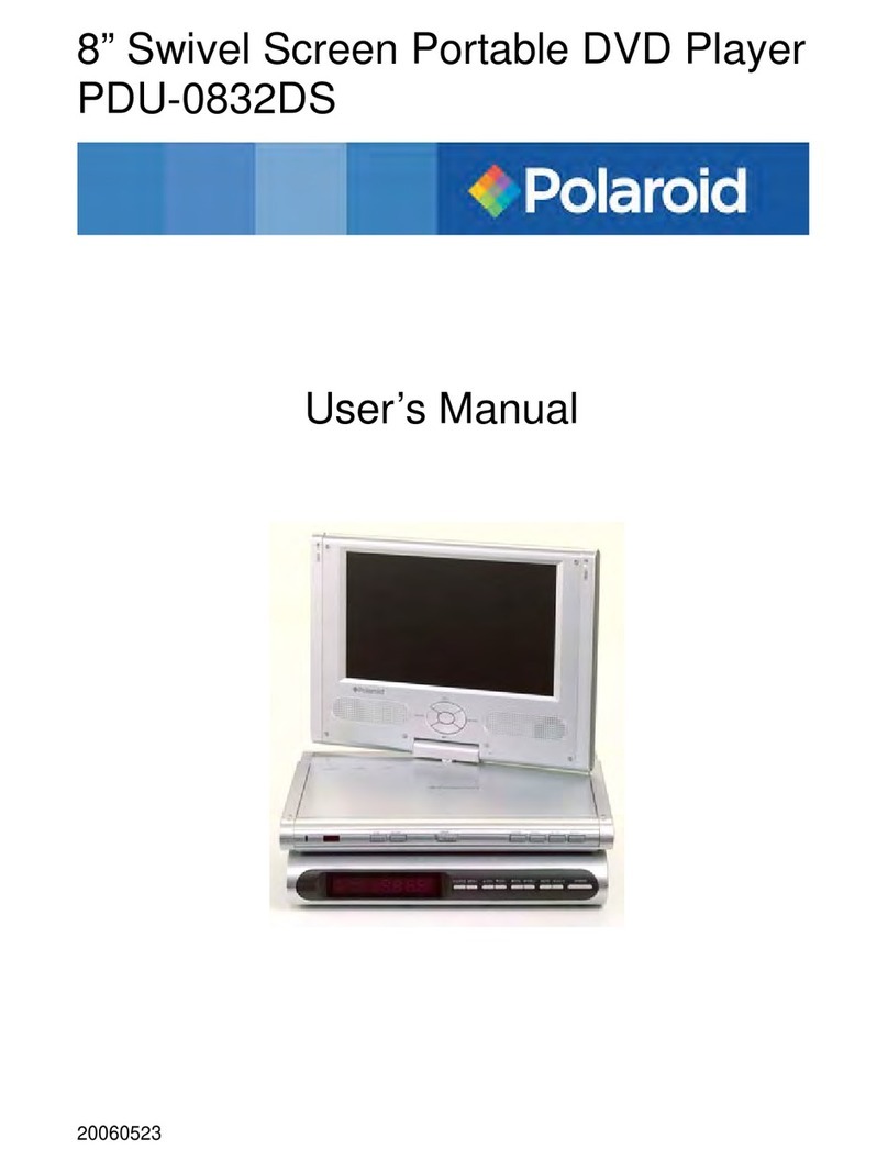 Polaroid PDU-0832DS User manual