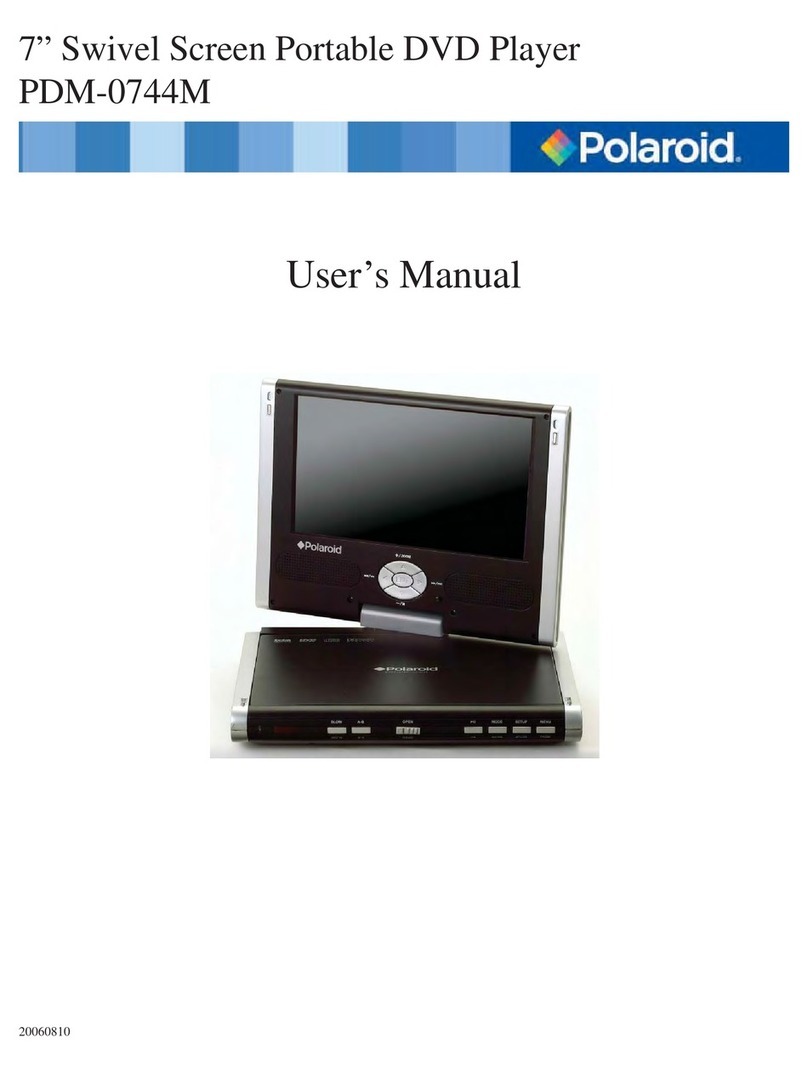 Polaroid PDM-0744M User manual