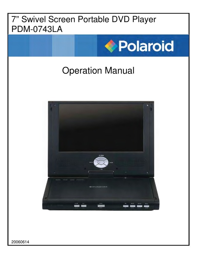 Polaroid PDM-0743LA User manual