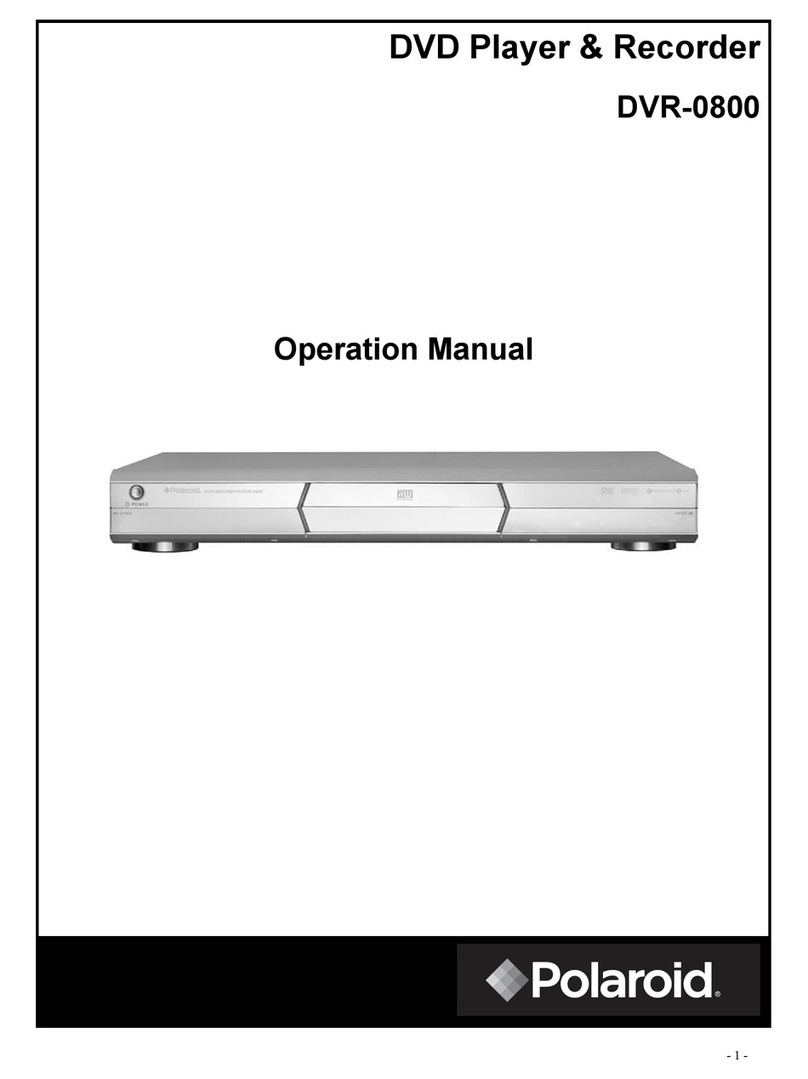 Polaroid DVR-0800 Operation manual
