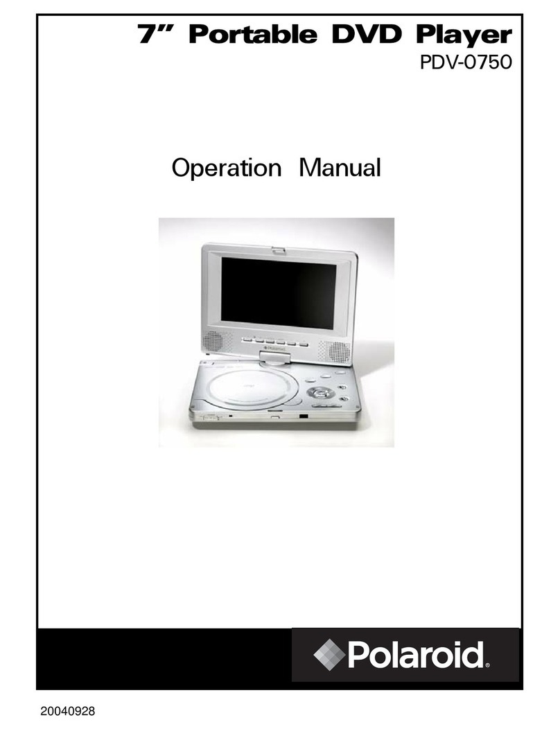 Polaroid PDV-0750 User manual
