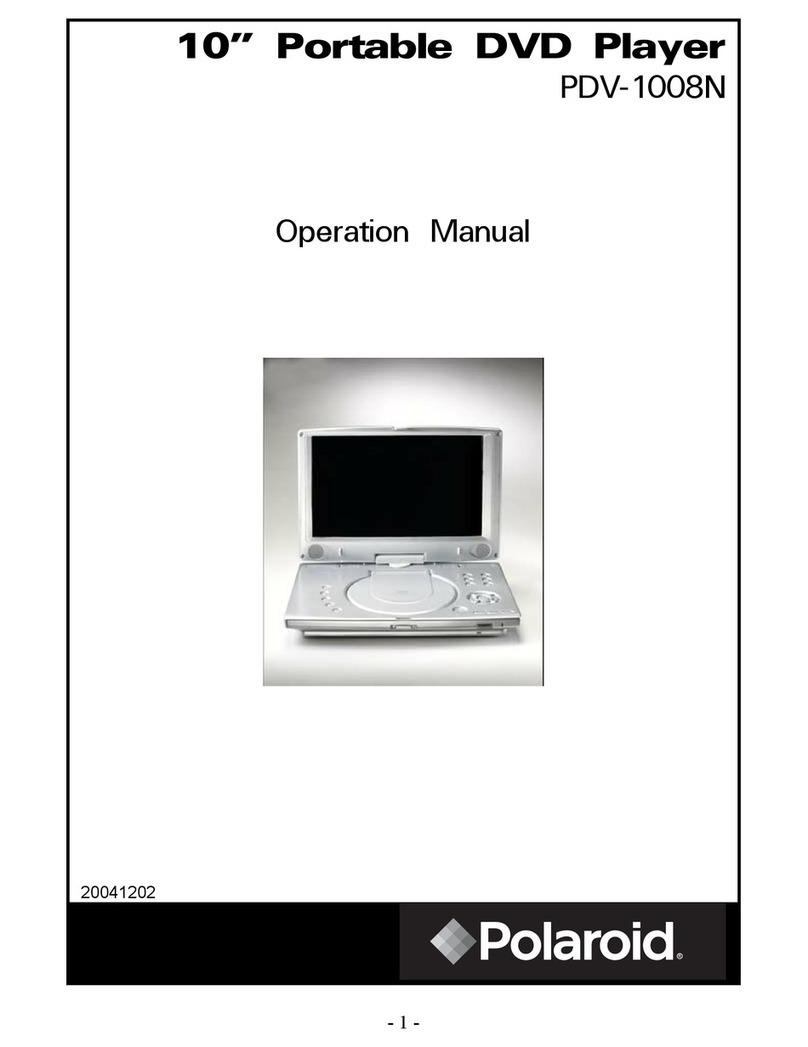Polaroid PDV-1008N Operation manual