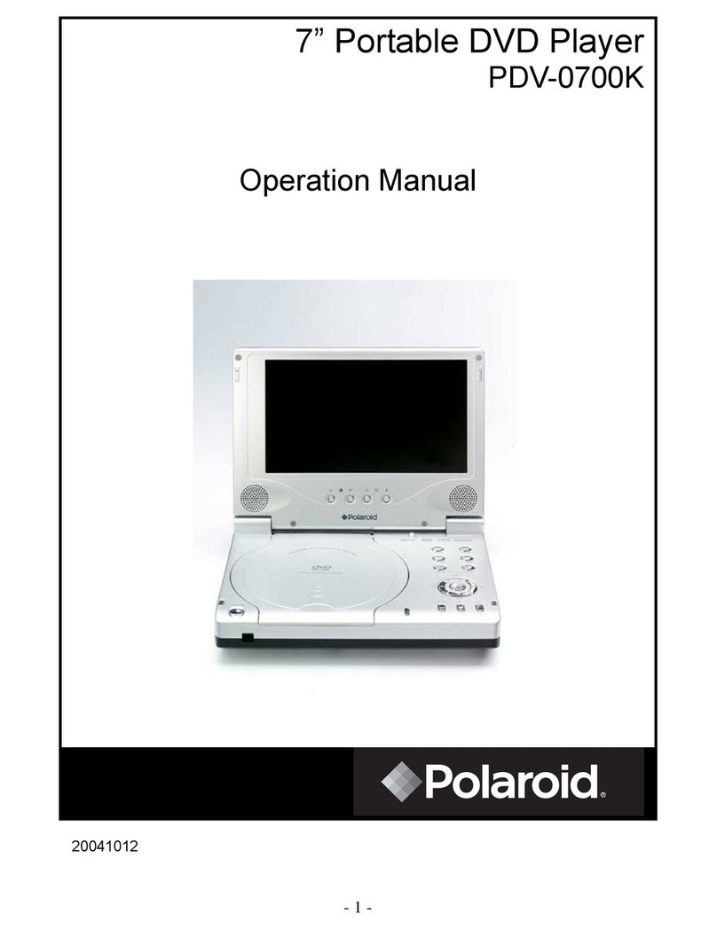 Polaroid PDV-0700K User manual
