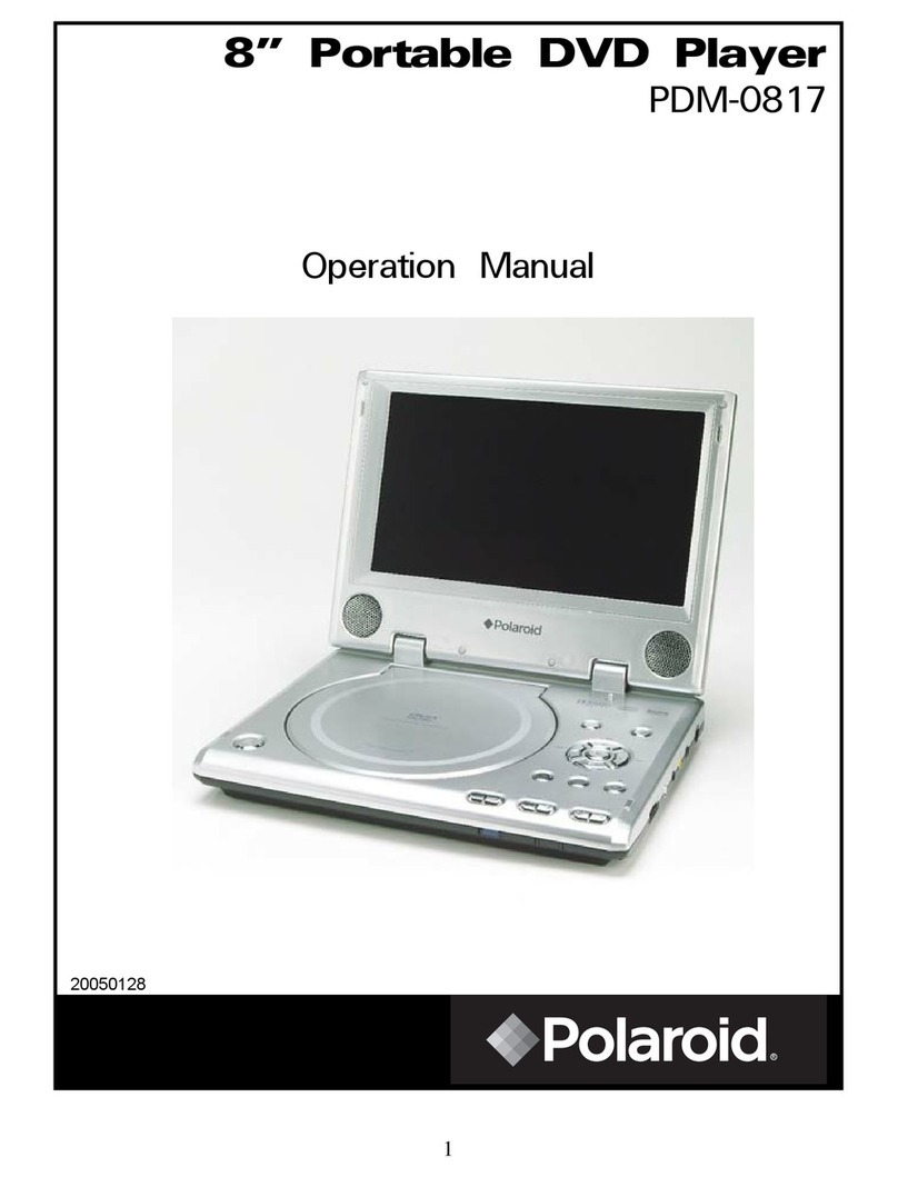 Polaroid PDM-0817 Operation manual