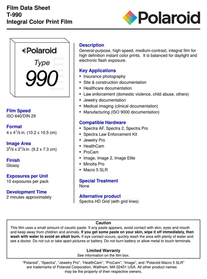 Polaroid T-990 User manual