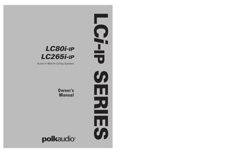Polk Audio LC265I-IP owner's manual